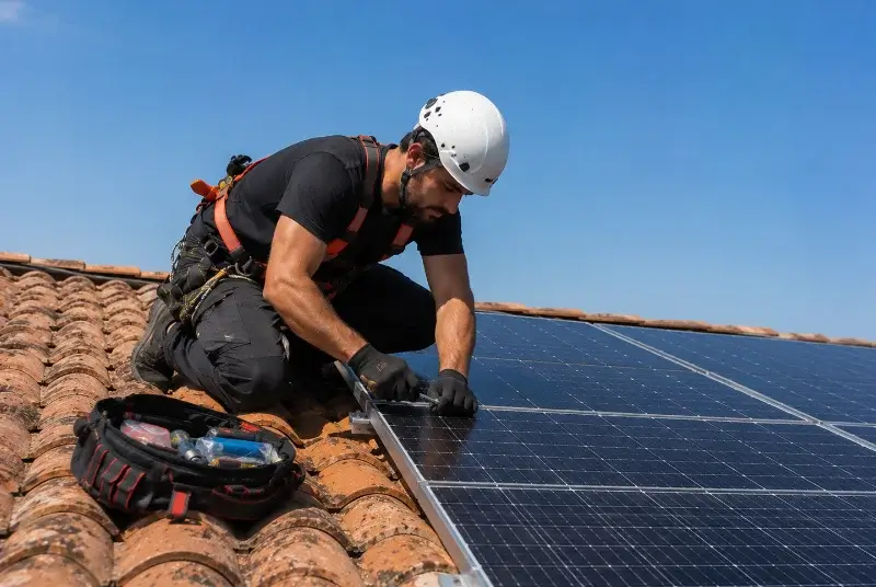 Maintenance et monitoring de panneaux solaires à Louvroil